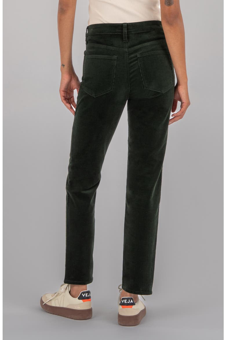 Rachael High Waist Corduroy Mom Jeans, Alternate, color, DARK FOREST