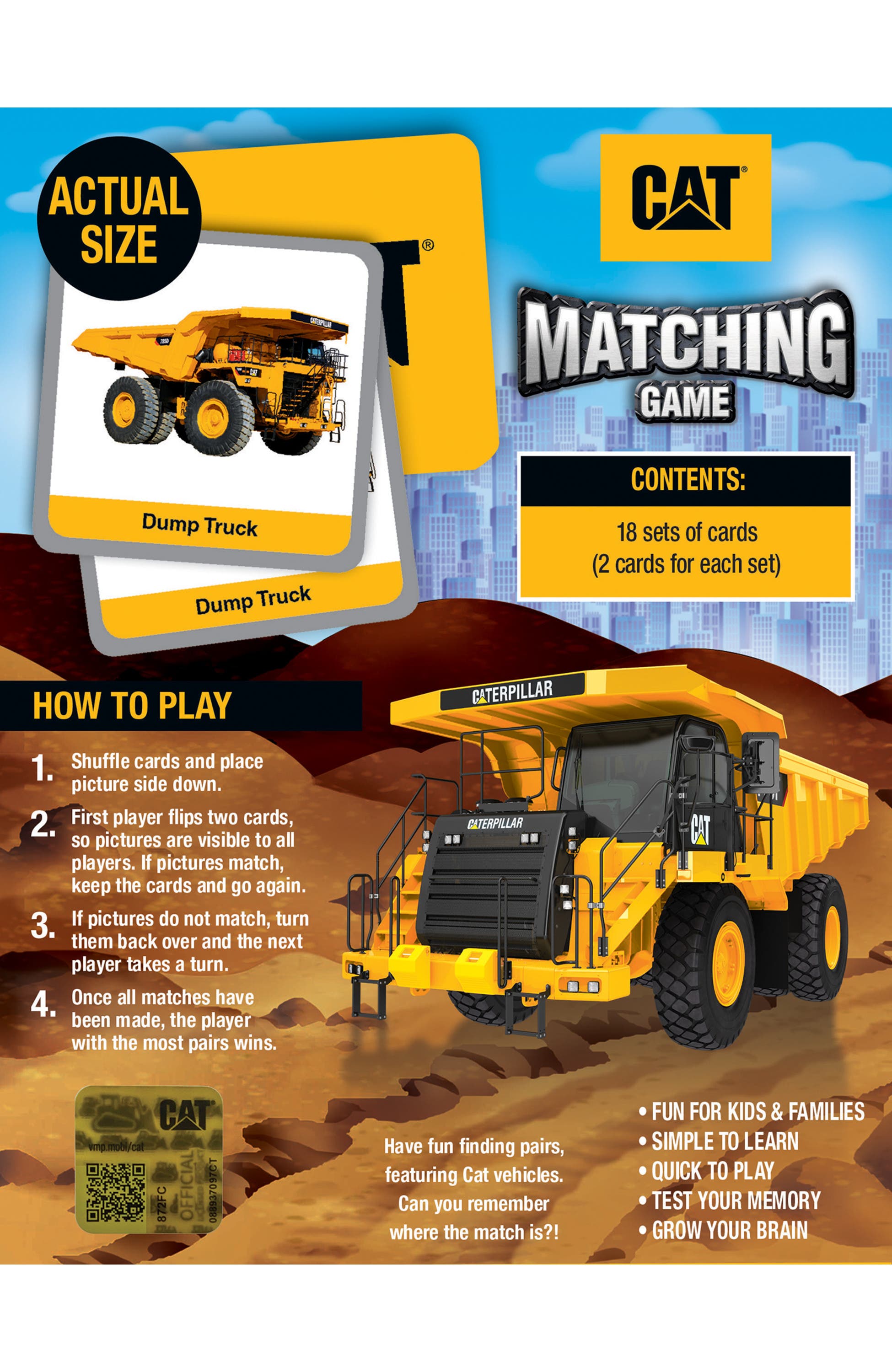 MASTERPIECES CAT - Caterpillar Matching Game | Nordstrom