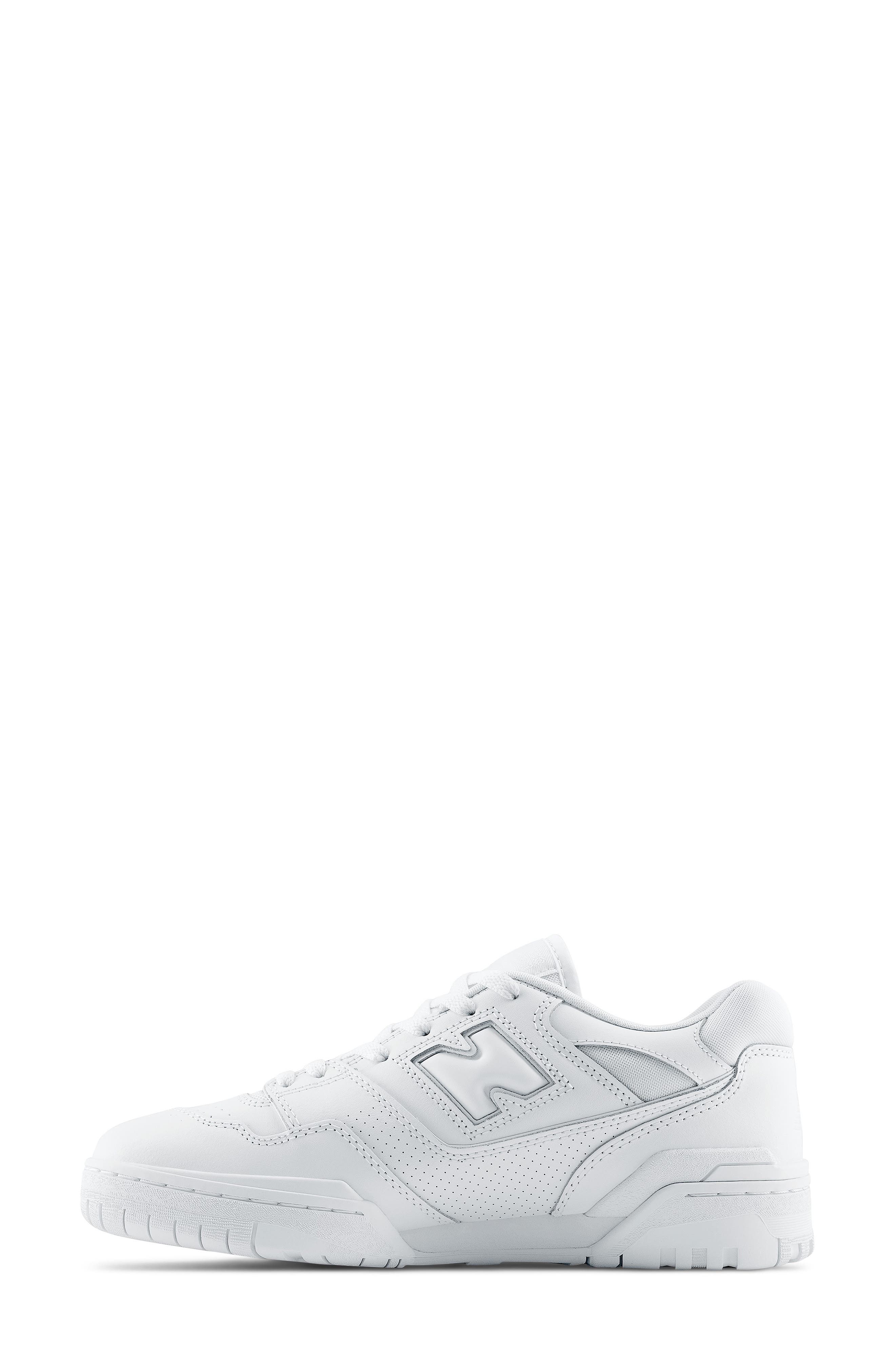 New Balance 550 Basketball Sneaker, Alternate, color, White/ White