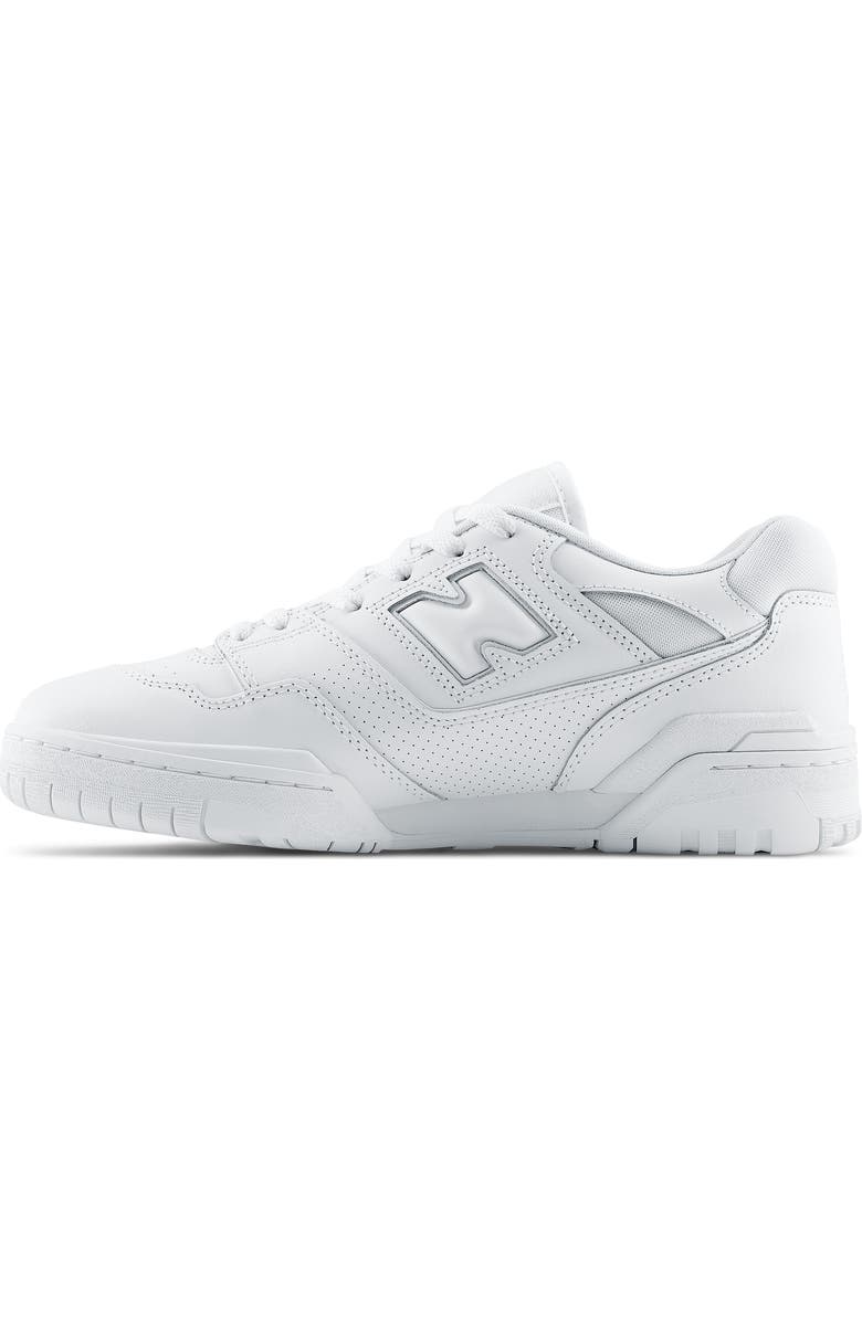 New Balance 550 Basketball Sneaker, Alternate, color, White/ White
