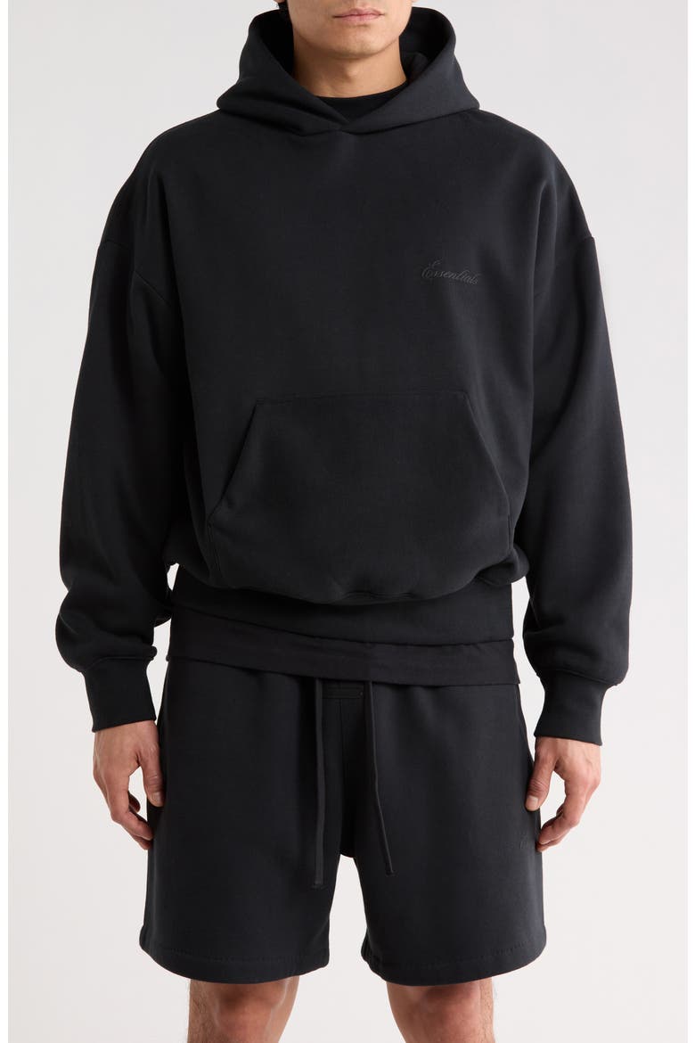 Classic Cotton Blend Hoodie, Main, color, VINTAGE BLACK