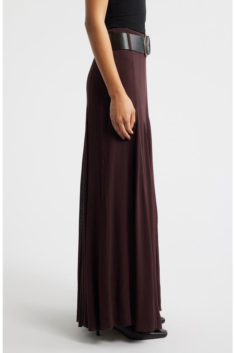 Belted Skirt, Alternate, color, MAROON