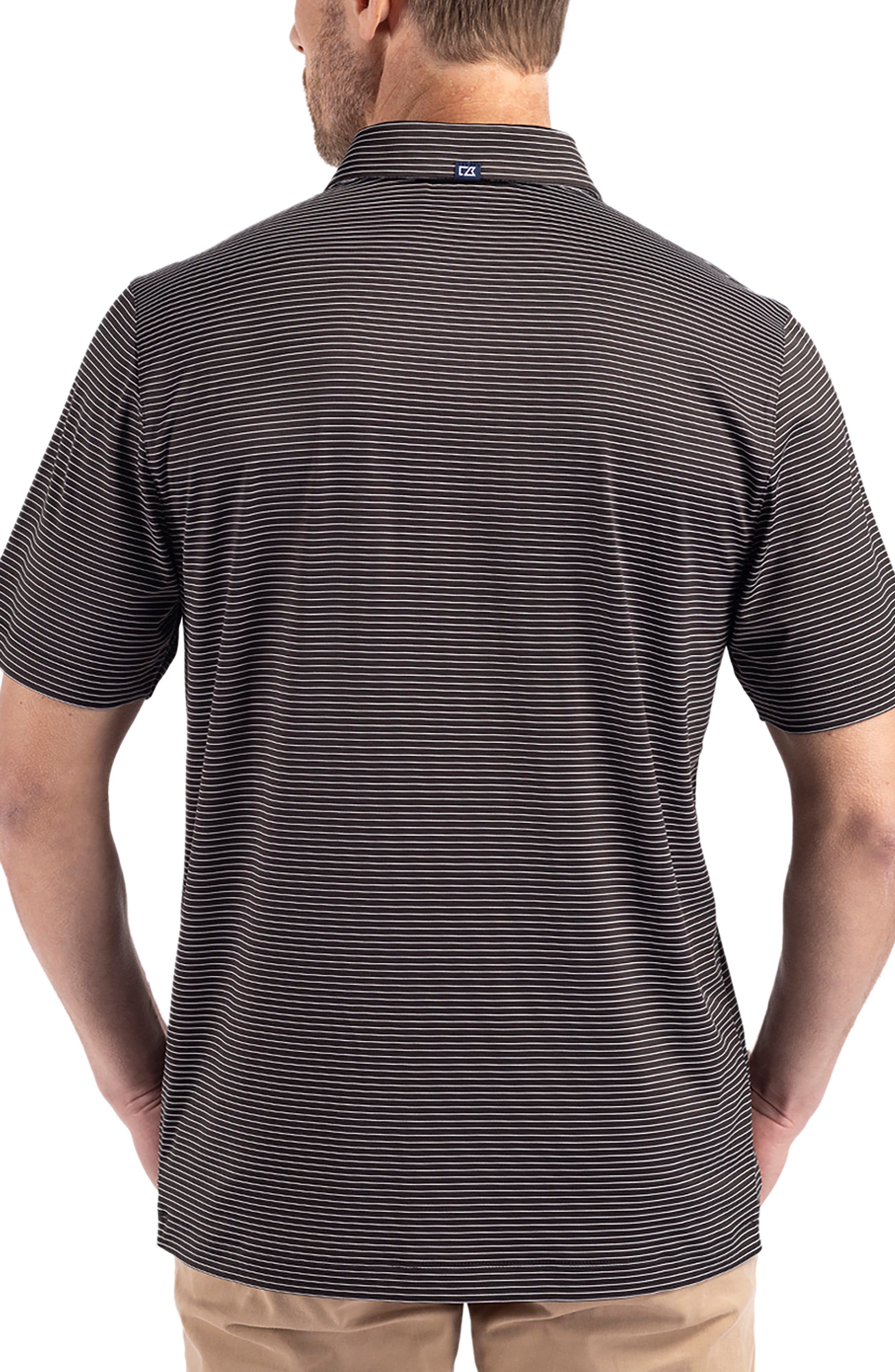 Forge Fine Line Stripe Recycled Blend Polo - image 2