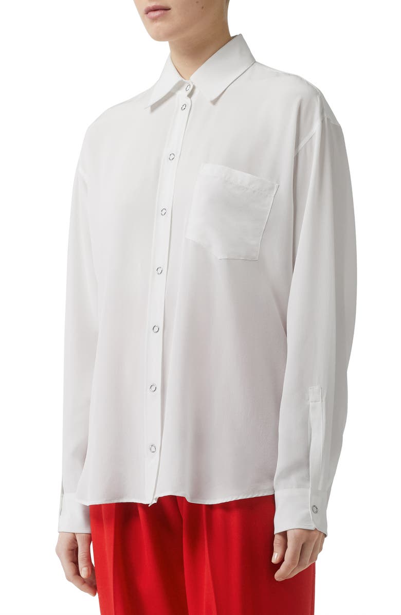 Burberry Marika Silk Blouse, Main, color,