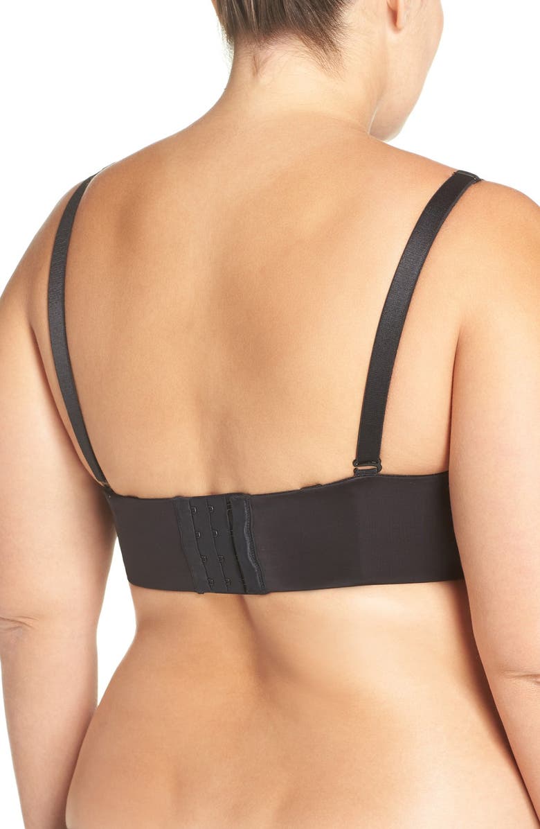 Curvy Couture Convertible Strapless Underwire Push-Up Bra, Alternate, color, 