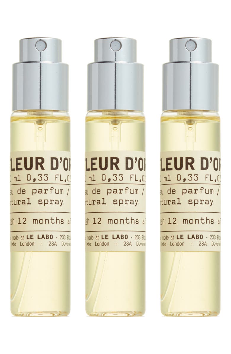 Le Labo Fleur d'Oranger 27 Eau de Parfum Travel Tube Refill Trio, Alternate, color, 