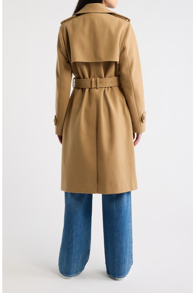 Belted Trench Coat, Alternate, color, CAMEL TWILL
