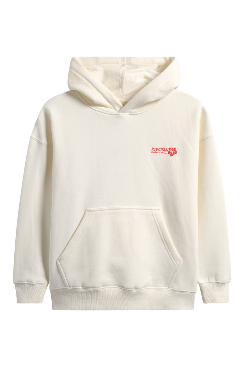 Kids' Surf Puff Print Hoodie, Main, color, BONE