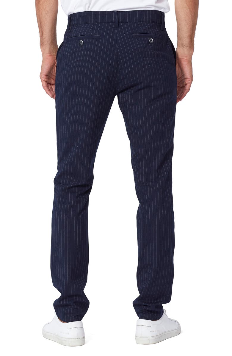 PAIGE Transcend Stafford Slim Fit Knit Pants, Alternate, color, Navy Shadow