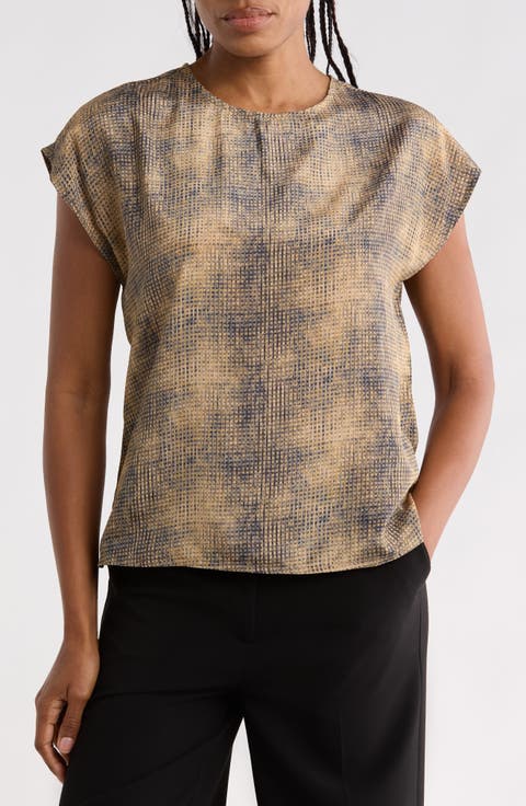 Cap Sleeve Shift Shell