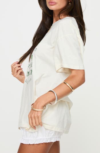 Local Produce Oversize Cotton Graphic T-Shirt