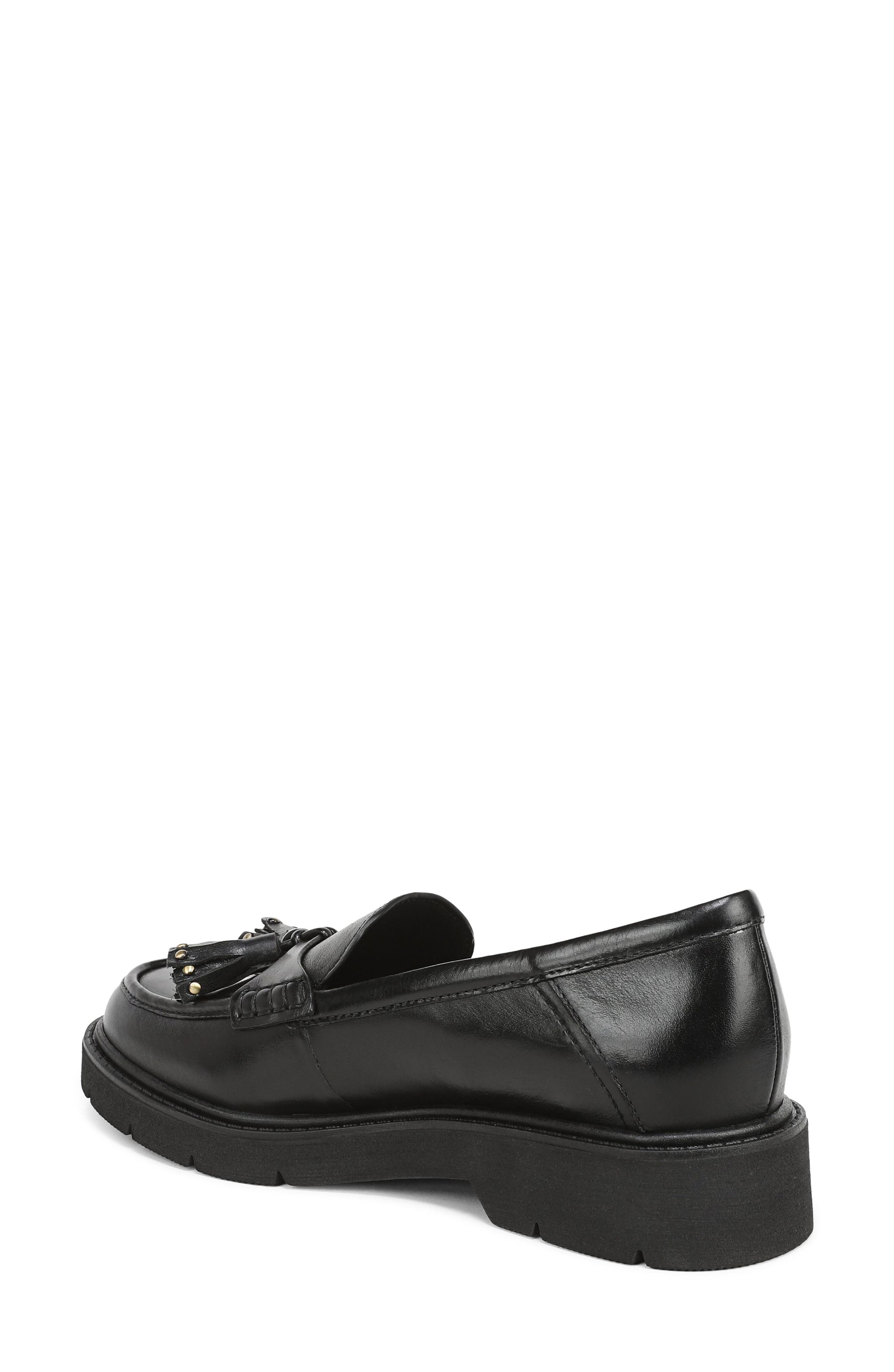 Taya Tassel Loafer, Alternate, color, BLACK GLOSSY LEATHER