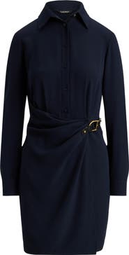 Lauren Ralph Lauren Oshney Long Sleeve Shirtdress