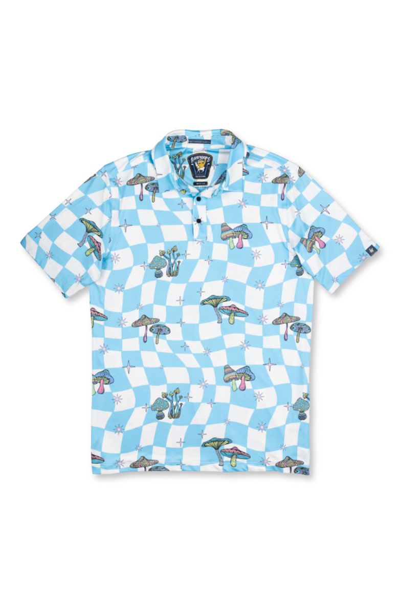 Baja Llama Trip of a Lifetime - Swingers Performance Polo, Main, color, Blue