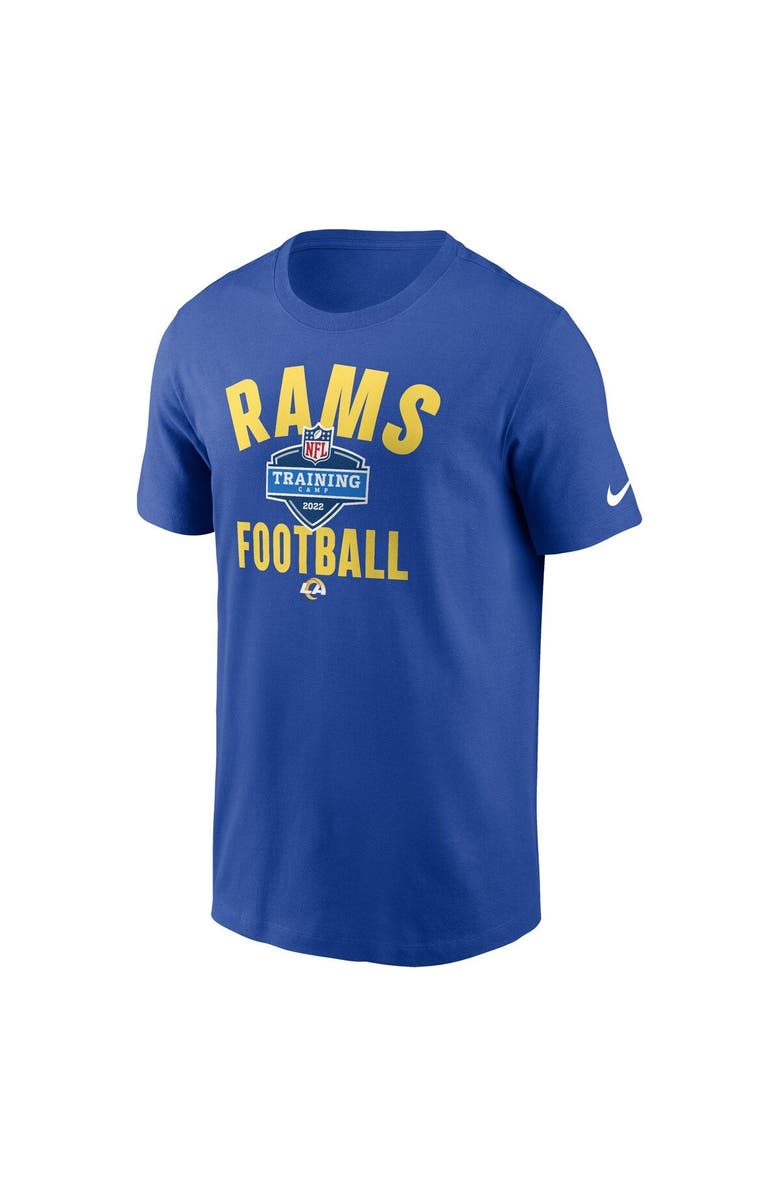 Nike Men's Nike Royal Los Angeles Rams 2022 Training Camp Athletic T-Shirt, Alternate, color, 