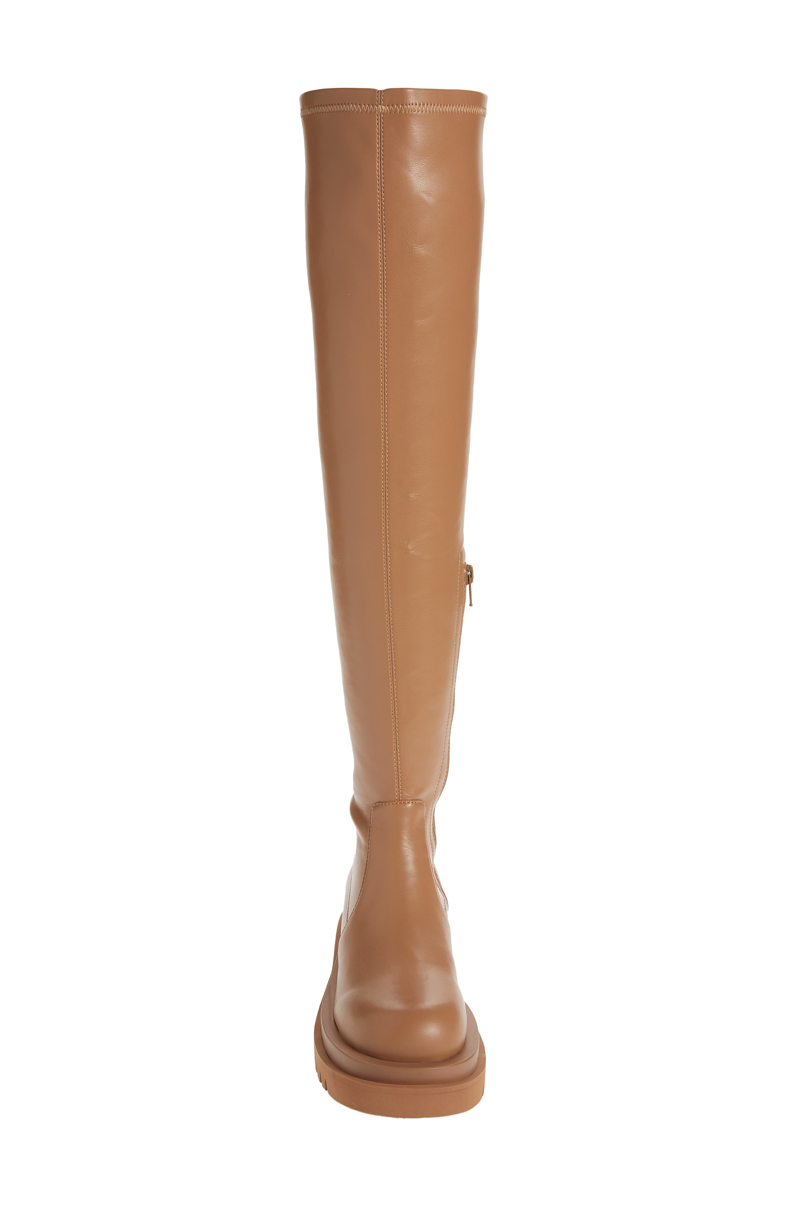 Tanked Over the Knee Boot, Alternate, color, NATURAL