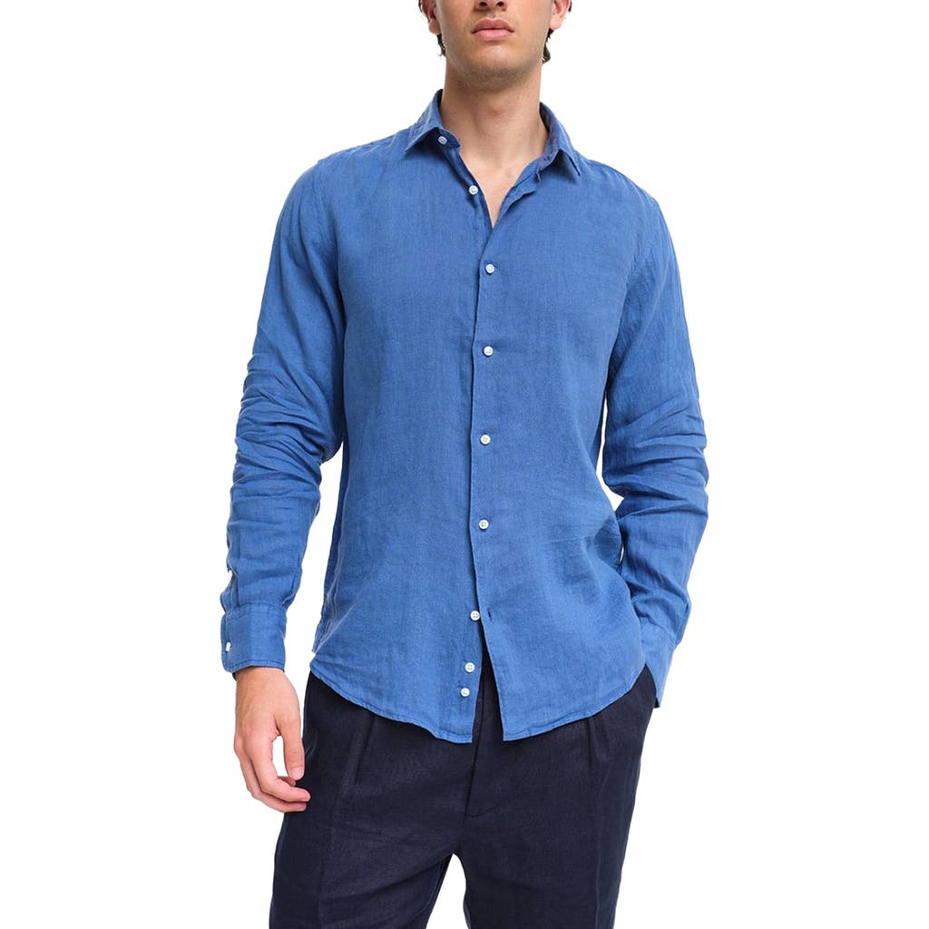 Peninsula Swimwear Cala di Volpe Linen Shirt in Solid Color  product