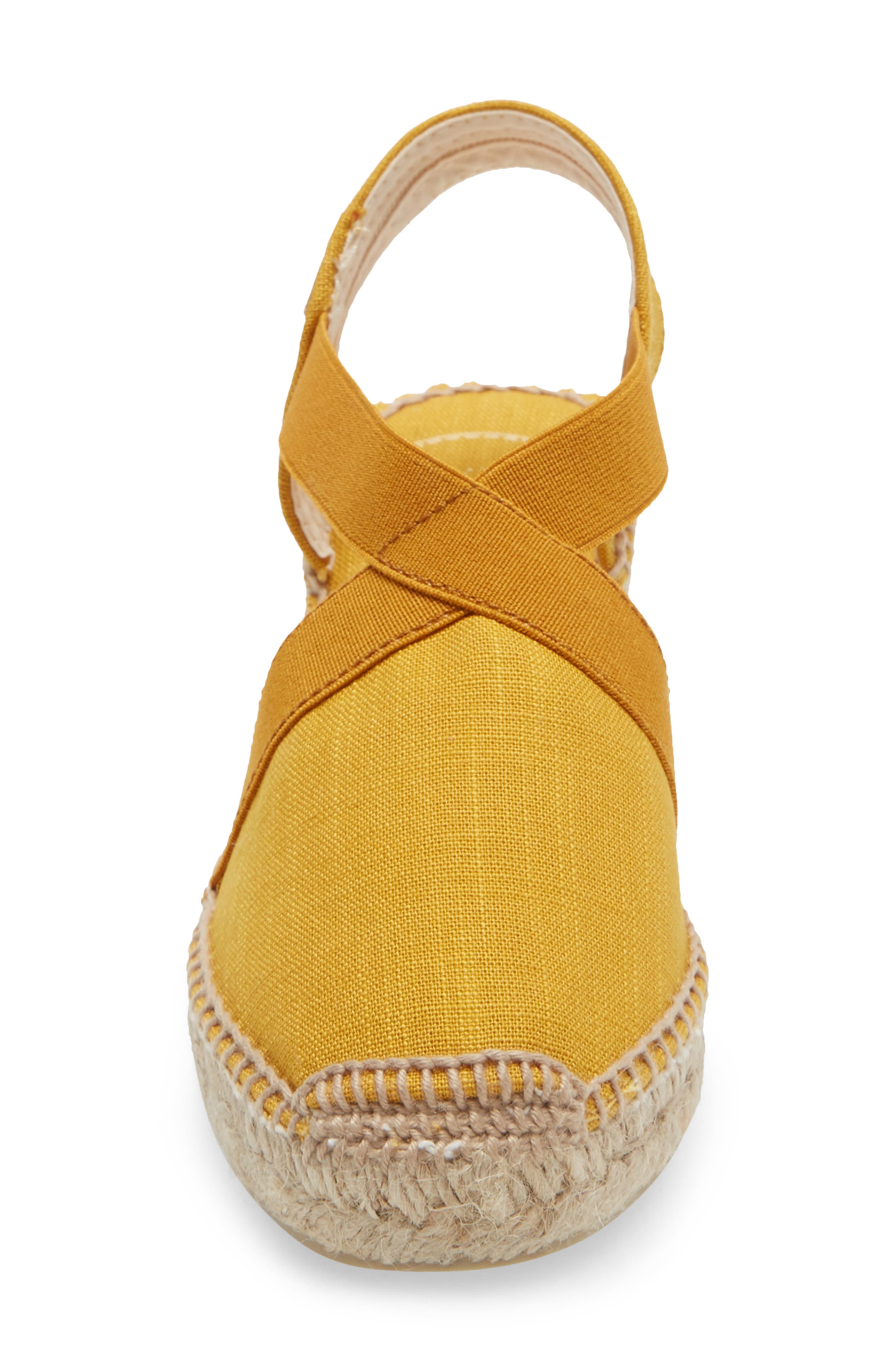 'Ter' Slingback Espadrille Sandal, Alternate, color, YELLOW FABRIC
