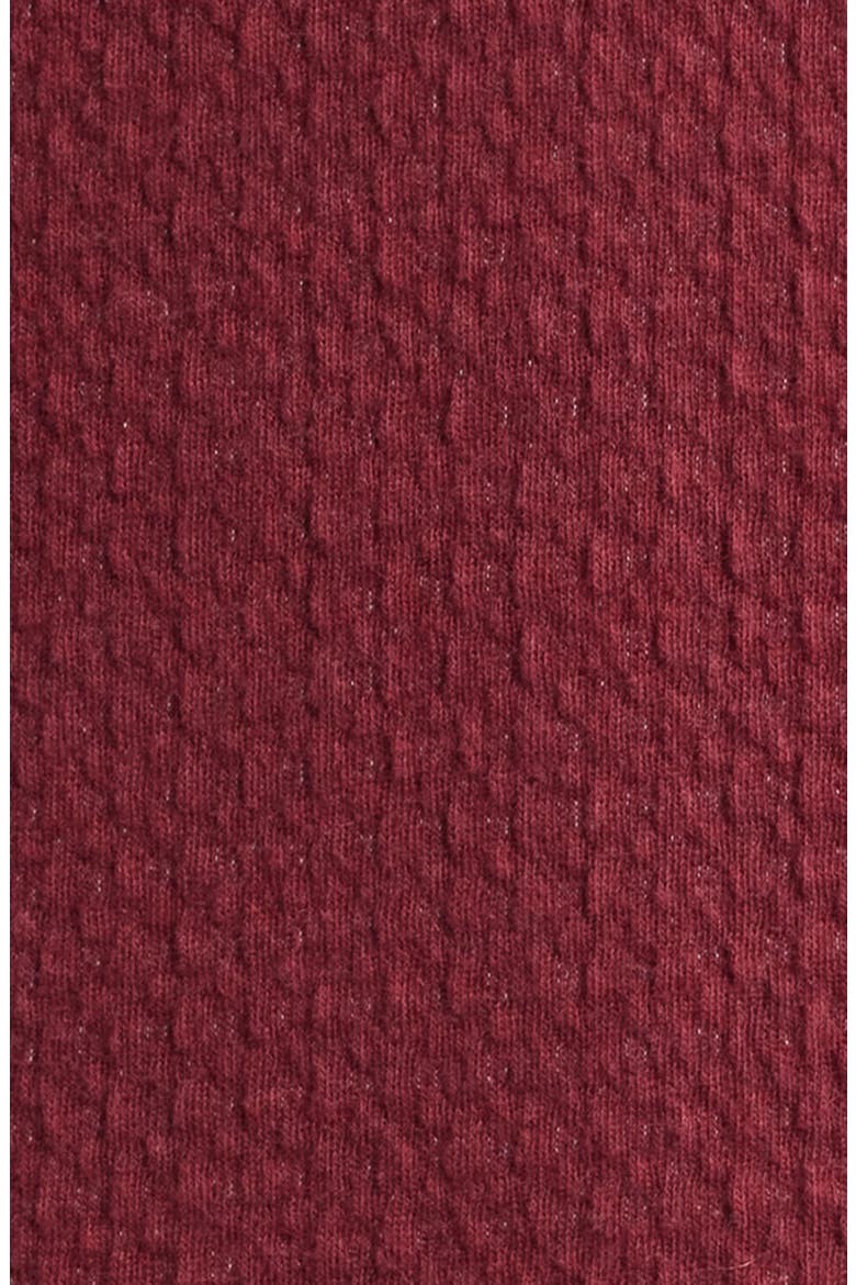 Zoeller Textured Half Zip Hoodie, Alternate, color, MALIBU RED
