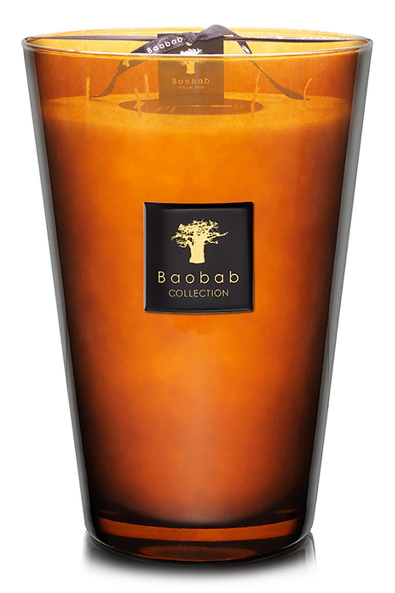 Les Prestigieuses Cuir de Russie Candle, Main, color, BROWN-EXTRA LARGE