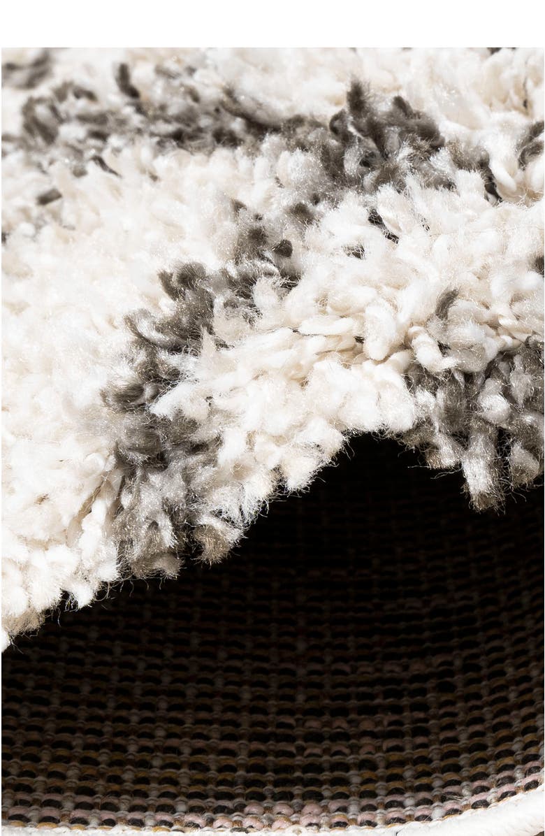 JONATHAN Y Algaida Moroccan Diamond Shag Area Rug, Alternate, color, Beige/Dark Gray