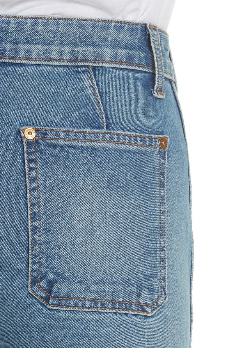 Khaite Raquel Crop Flare Jeans, Alternate, color,