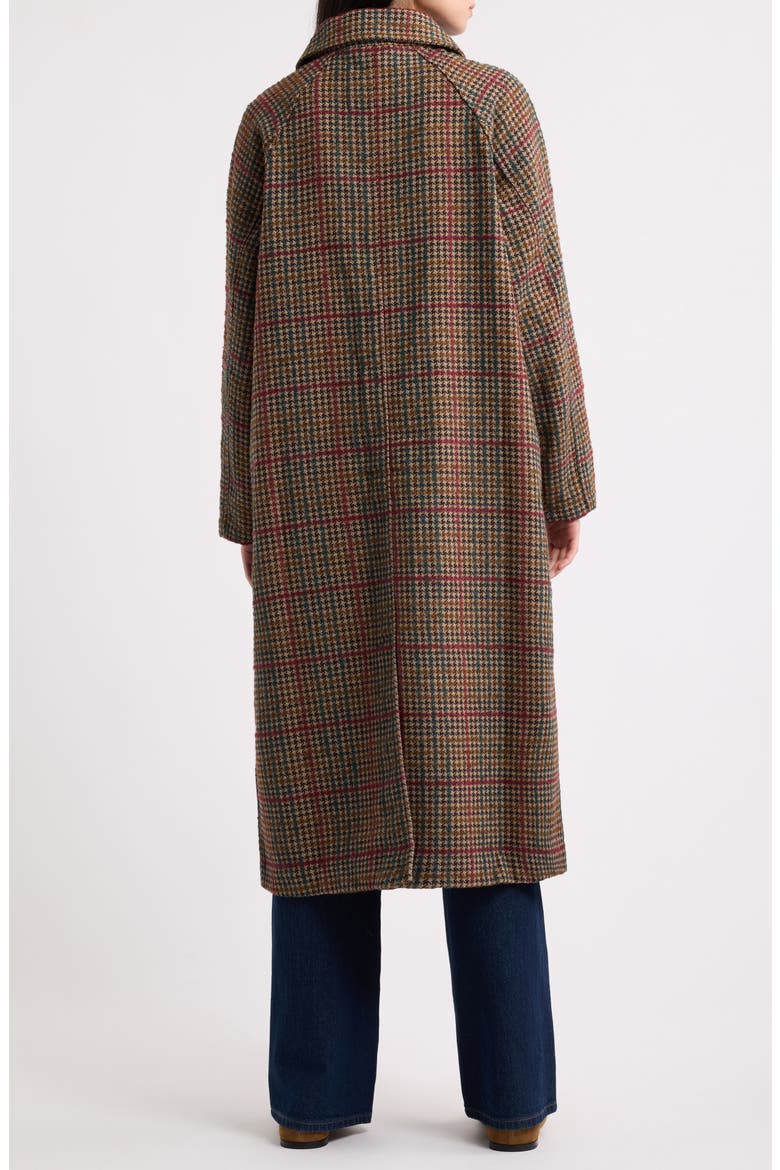 Hayes Houndstooth Trench Coat, Alternate, color, NEUTRAL HERRINGBONE