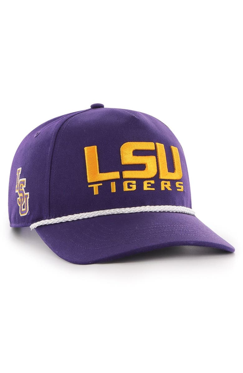 '47 Men's '47 Purple LSU Tigers Local Hitch Snapback Hat, Main, color,