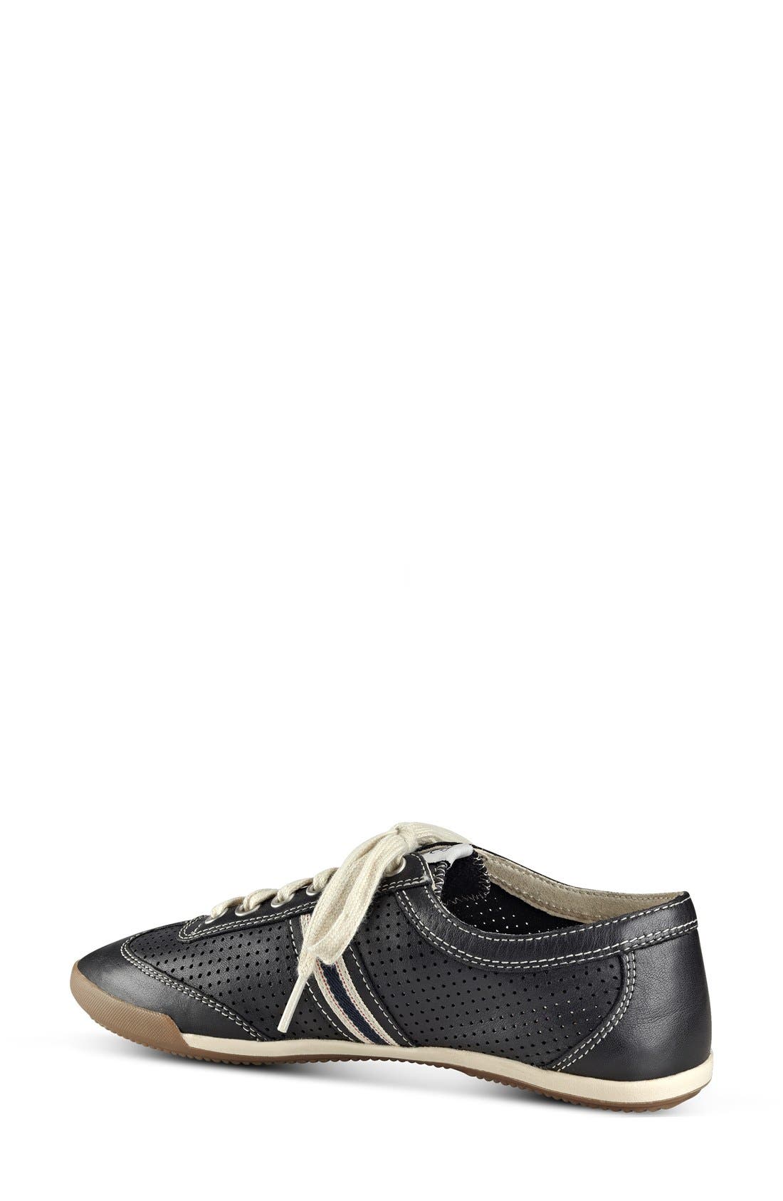 'Escondido' Sneaker, Alternate, color, BLACK LEATHER
