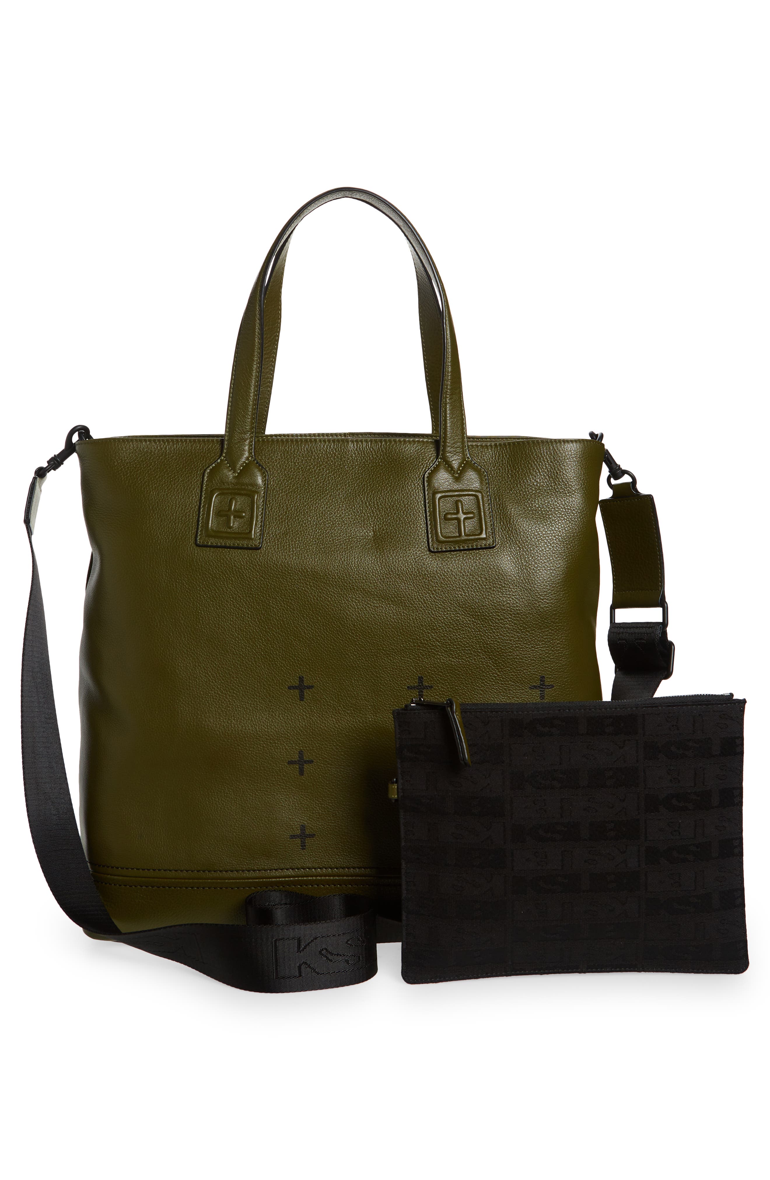 Ksubi Kollector Leather Tote, Alternate, color, 