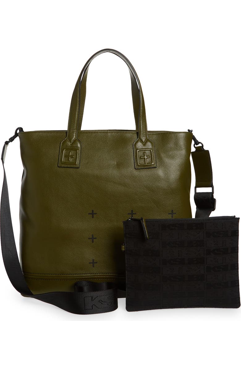 Ksubi Kollector Leather Tote, Alternate, color,