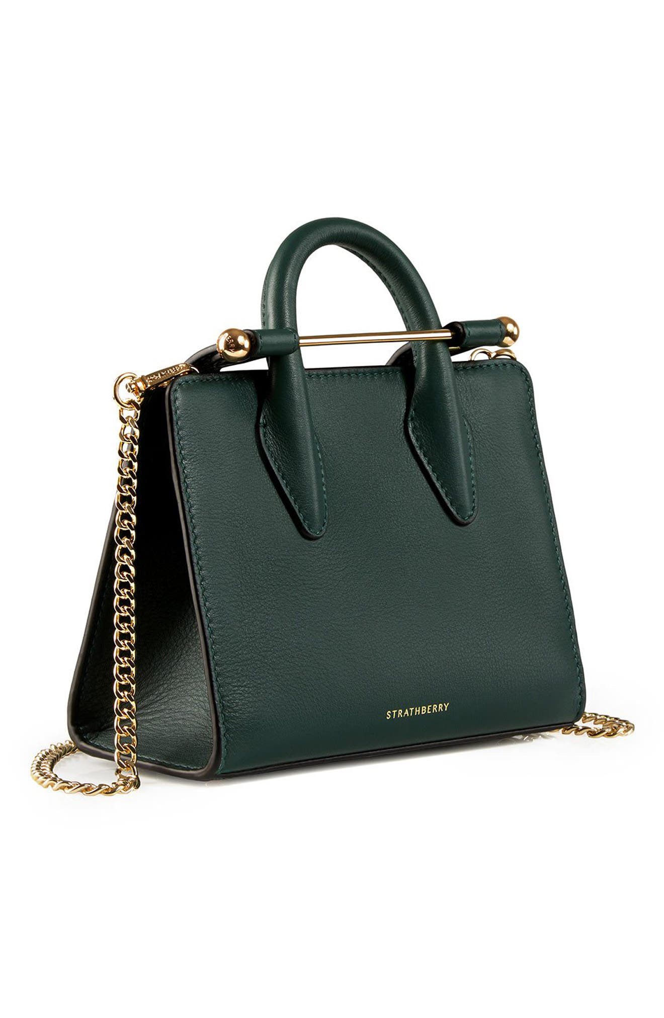 Strathberry Nano Leather Tote, Alternate, color, 