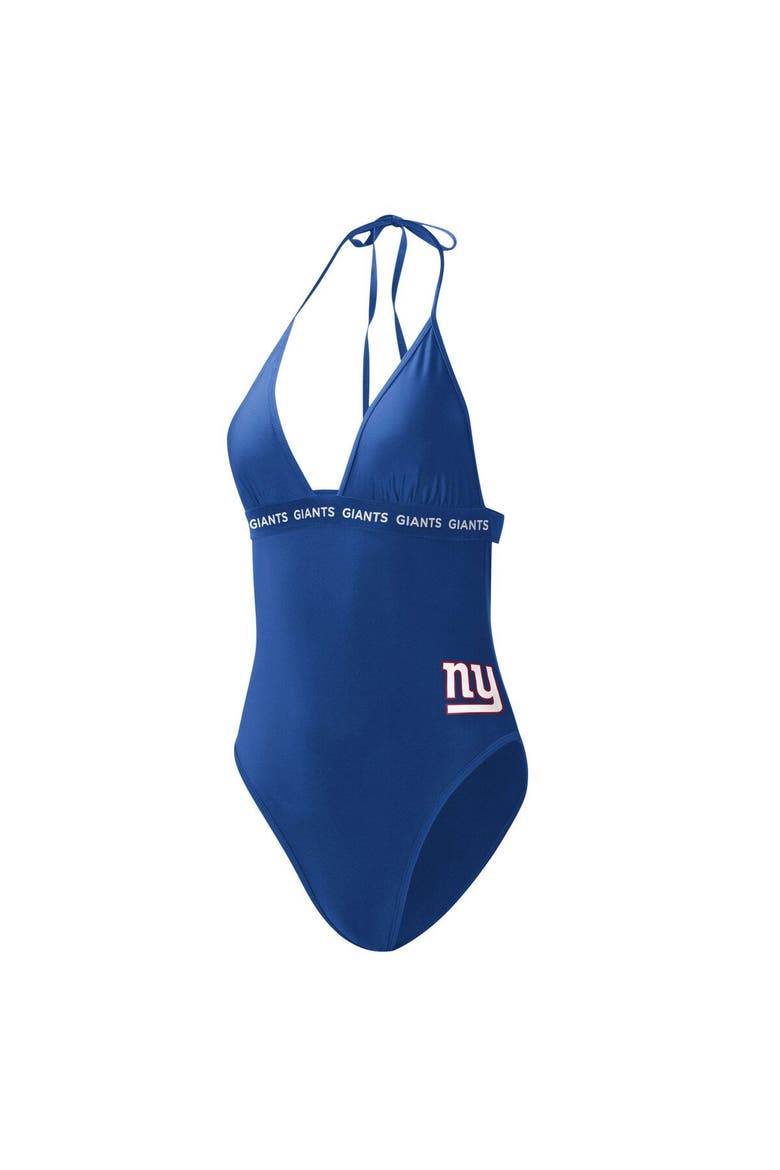 Women's G-III 4Her by Carl Banks Royal New York Giants Full Count One-Piece Swimsuit, Alternate, color, Royal