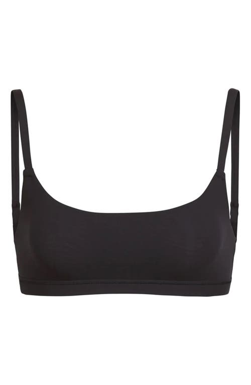 Skims Fits Everybody Scoop Bralette In Onyx