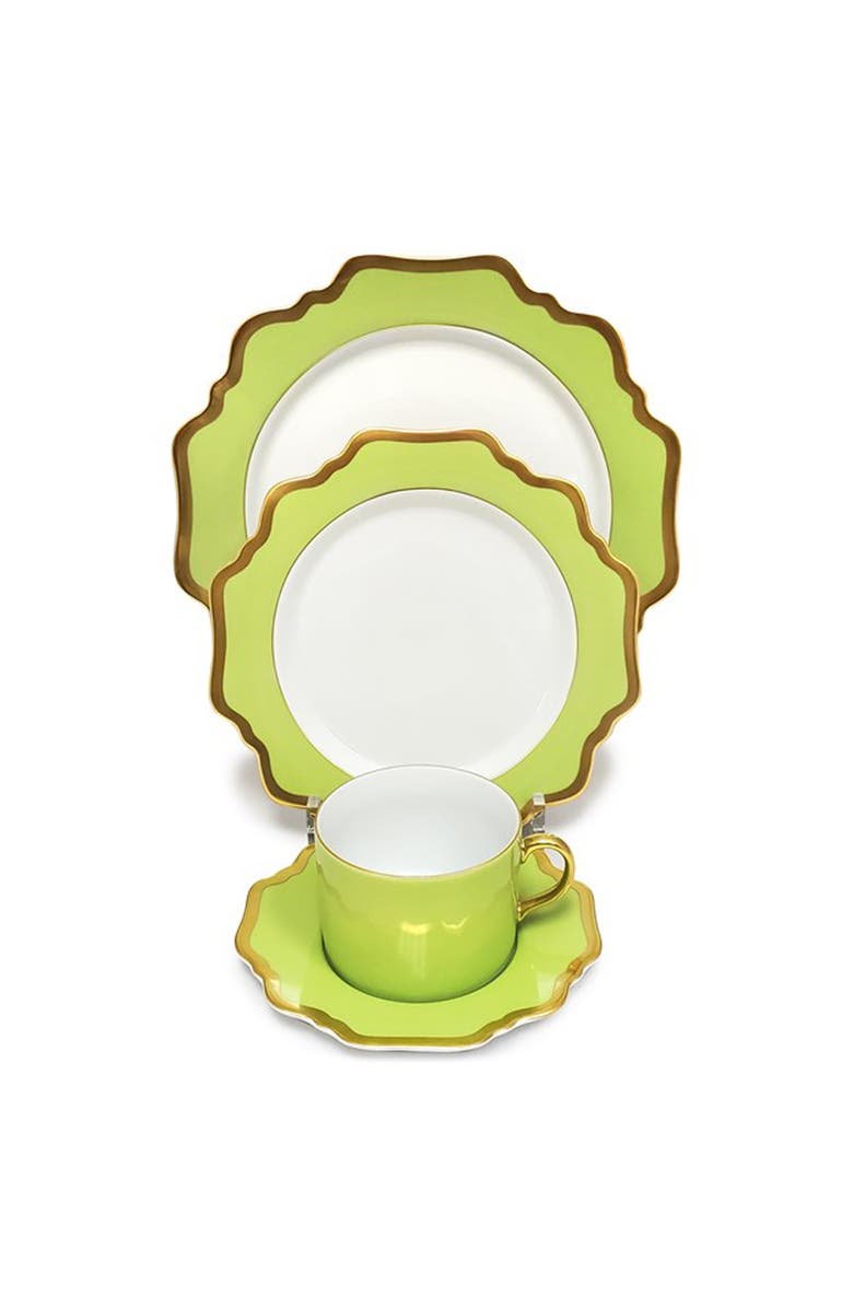 Anna Weatherley Anna's Palette Salad Plate, Alternate, color, Summer Green