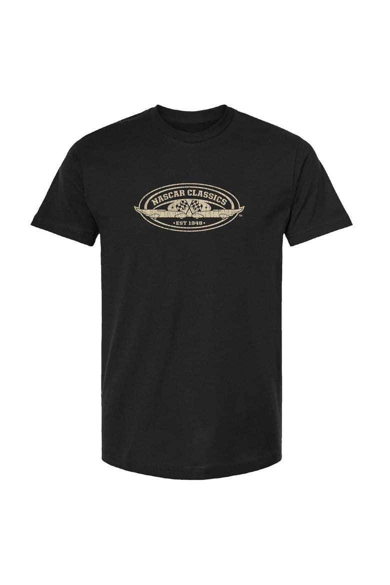 Men's Checkered Flag Sports Black NASCAR White Lightnin' Express T-Shirt, Alternate, color, Black