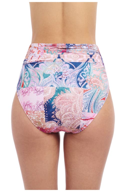 PROFILE BY GOTTEX PROFILE BY GOTTEX KARMA SHIRRED HIGH-WAIST BIKINI BOTTOM
