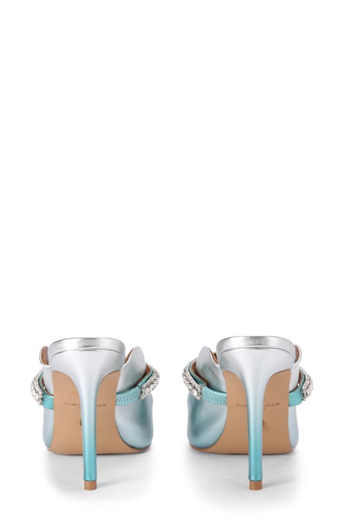 Kurt Geiger London Duke Pointed Toe Mule In Blue