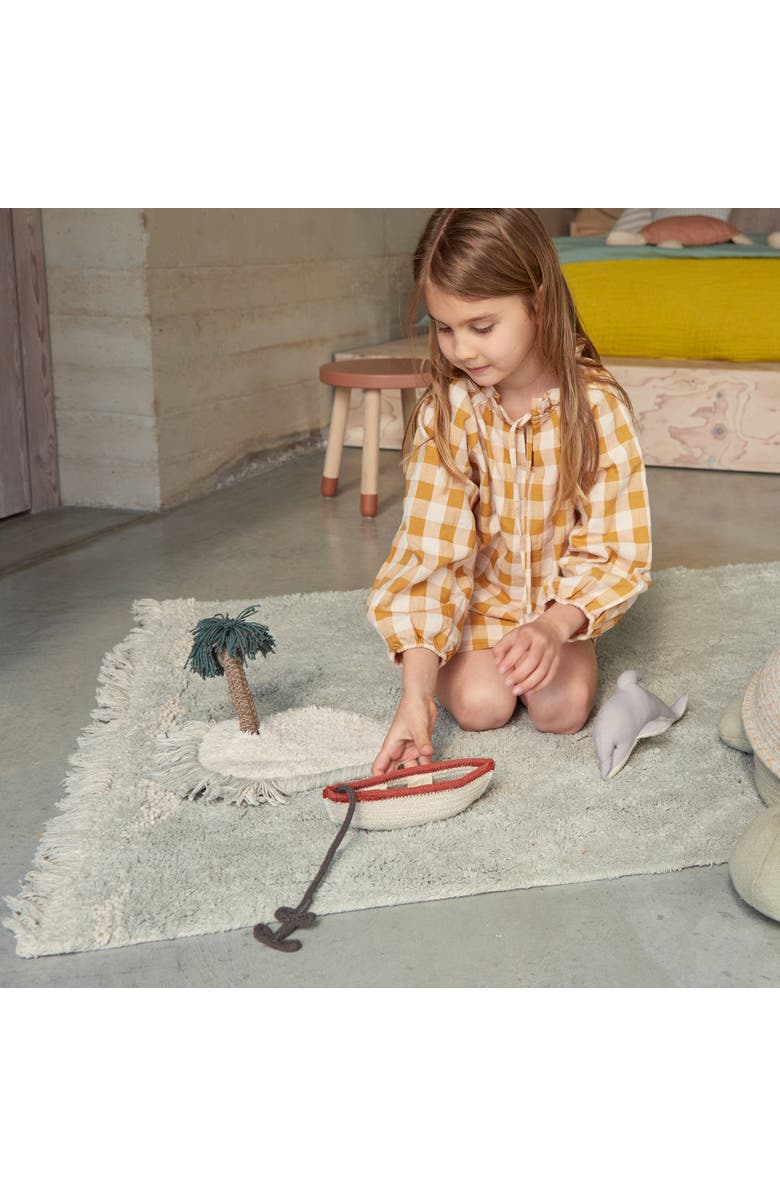 Lorena Canals Washable Play Rug Waves, Alternate, color, Multicolor