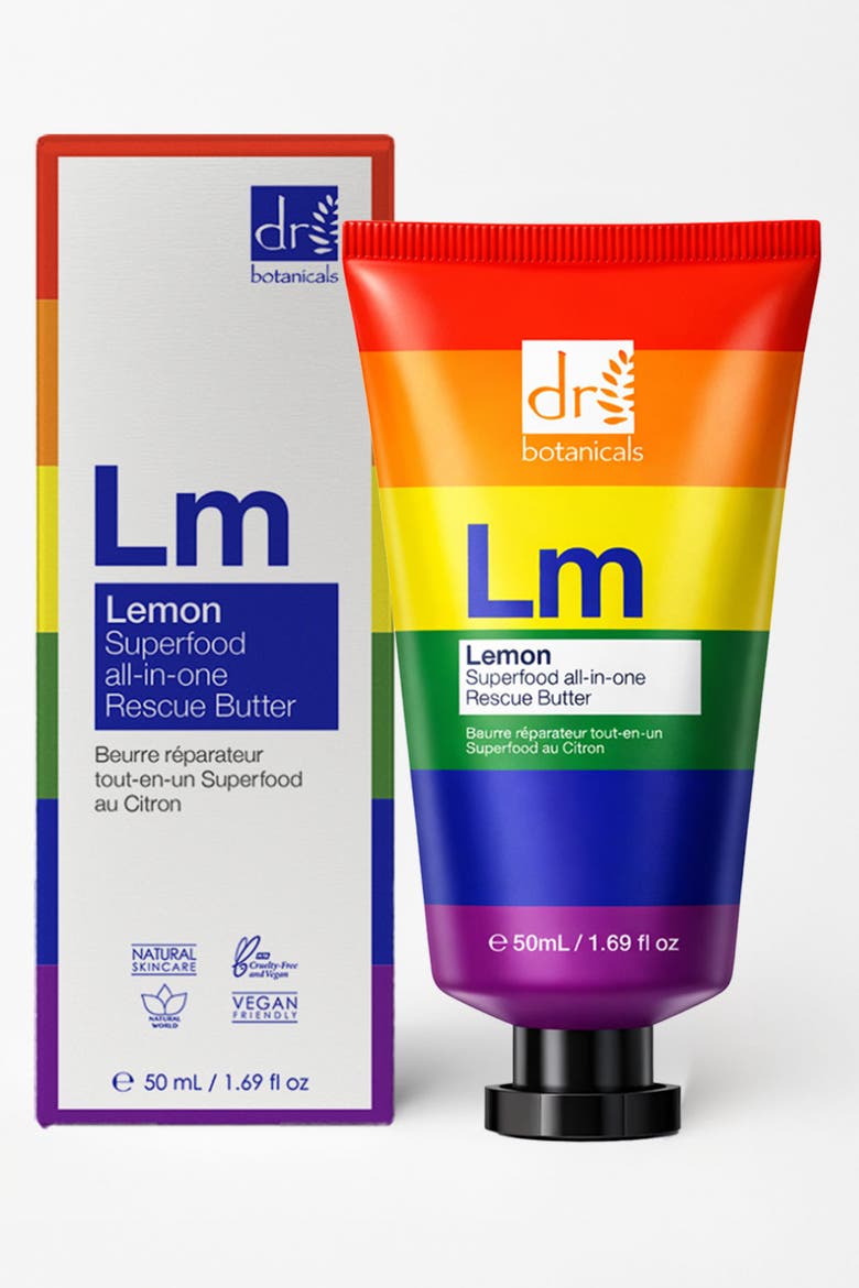 Pride Edition Lemon Superfood All-In-One Rescue Butter 50ml for Anti-Aging, Brightening, Alternate, color, White