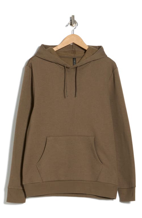 Z By Zella Freeform Fleece Pullover Hoodie In Brown