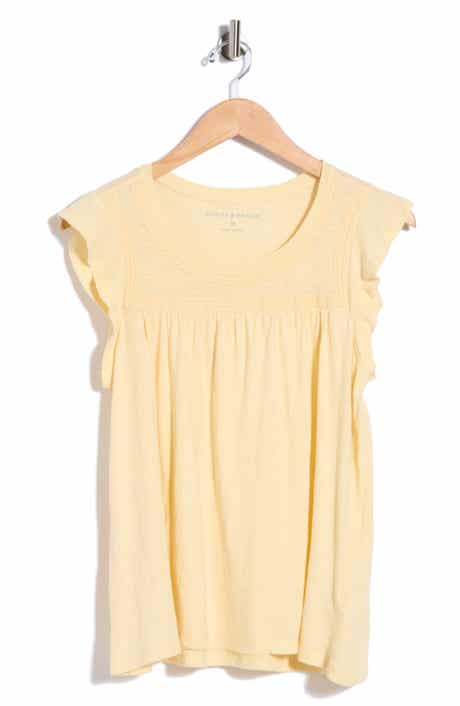 Embroidered Cotton Slub Tee