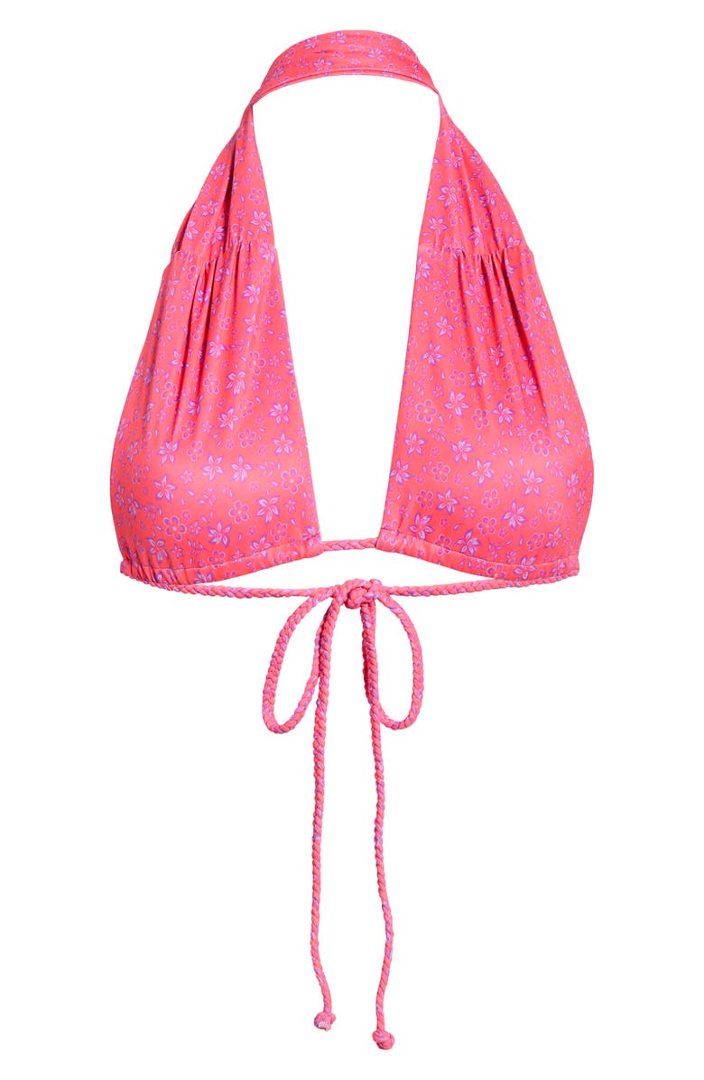 Kulani Kinis Braided Tie Bikini Top, Alternate, color, Kiss Me