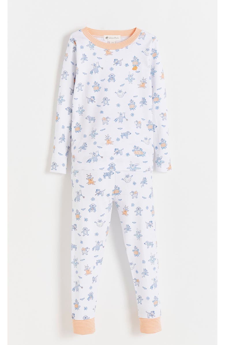 Babycottons Halloween Long Pj Set for Infant, Main, color, Full-Print