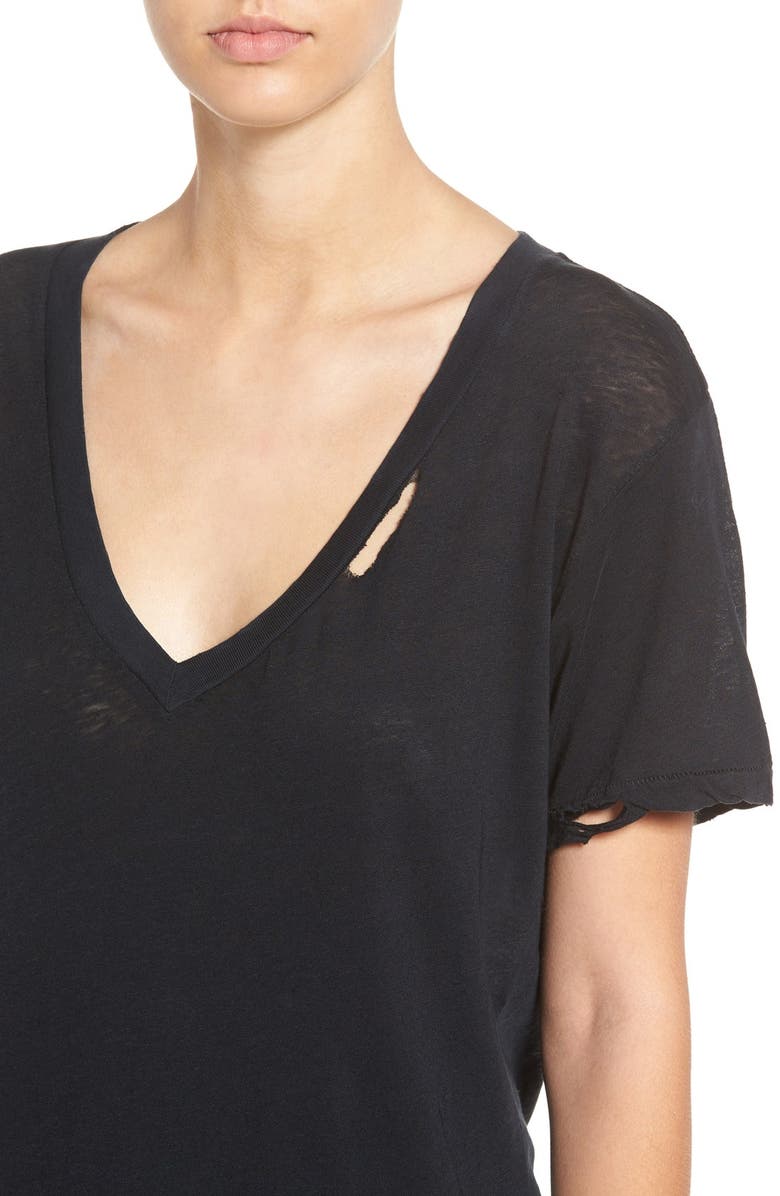 Current/Elliott 'The V-Neck' Tee, Alternate, color,