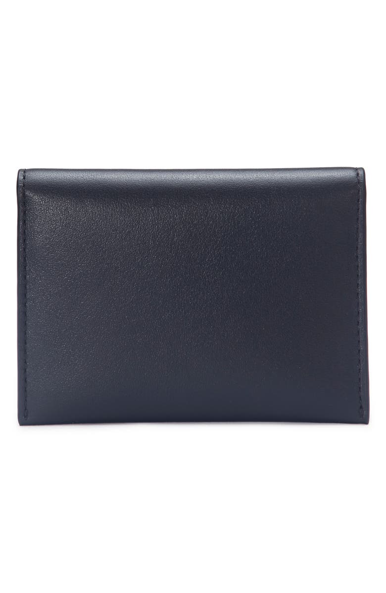 Vince Nappa Leather Bifold Card Case, Alternate, color, Black