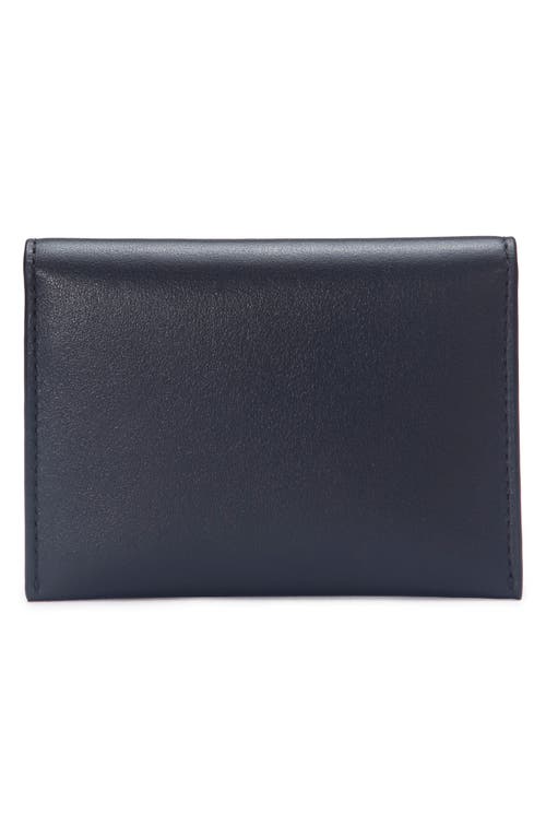 Vince Nappa Leather Bifold Card Case In Purple