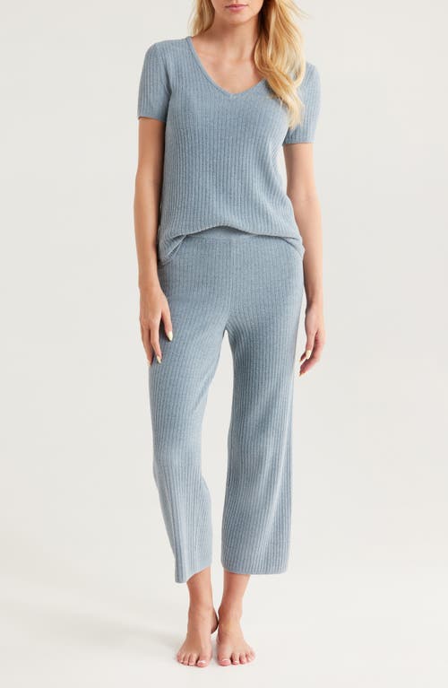Barefoot Dreams Cozychic® Ultra Lite® Rib Culotte Lounge Set In Blue