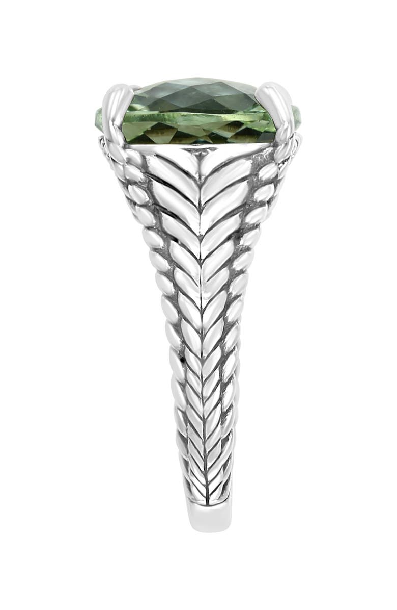 EFFY Sterling Silver Green Quartz Ring - Size 6, Alternate, color, Green