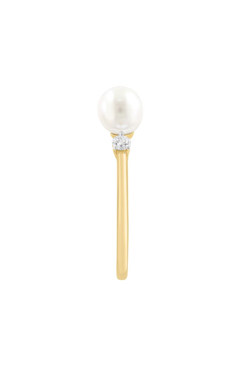 Akoya Pearl & Diamond Split Band Ring, Alternate, color, WHITE